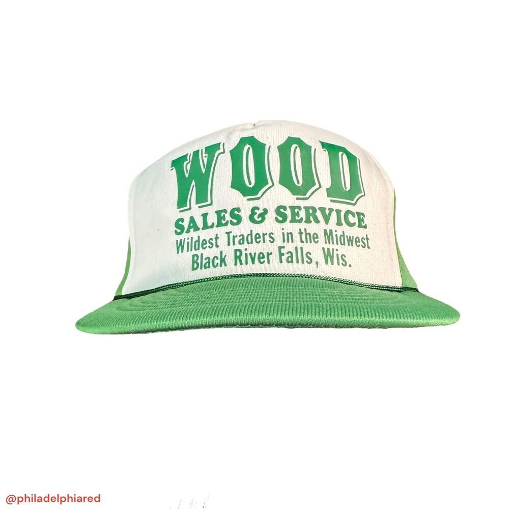 Vintage 1980’s Wood Sales and Service trucker style SnapBack hat